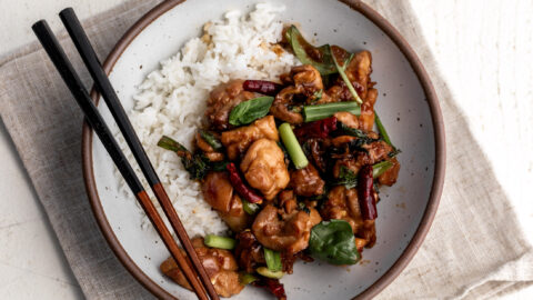 taiwanese three cup chicken.