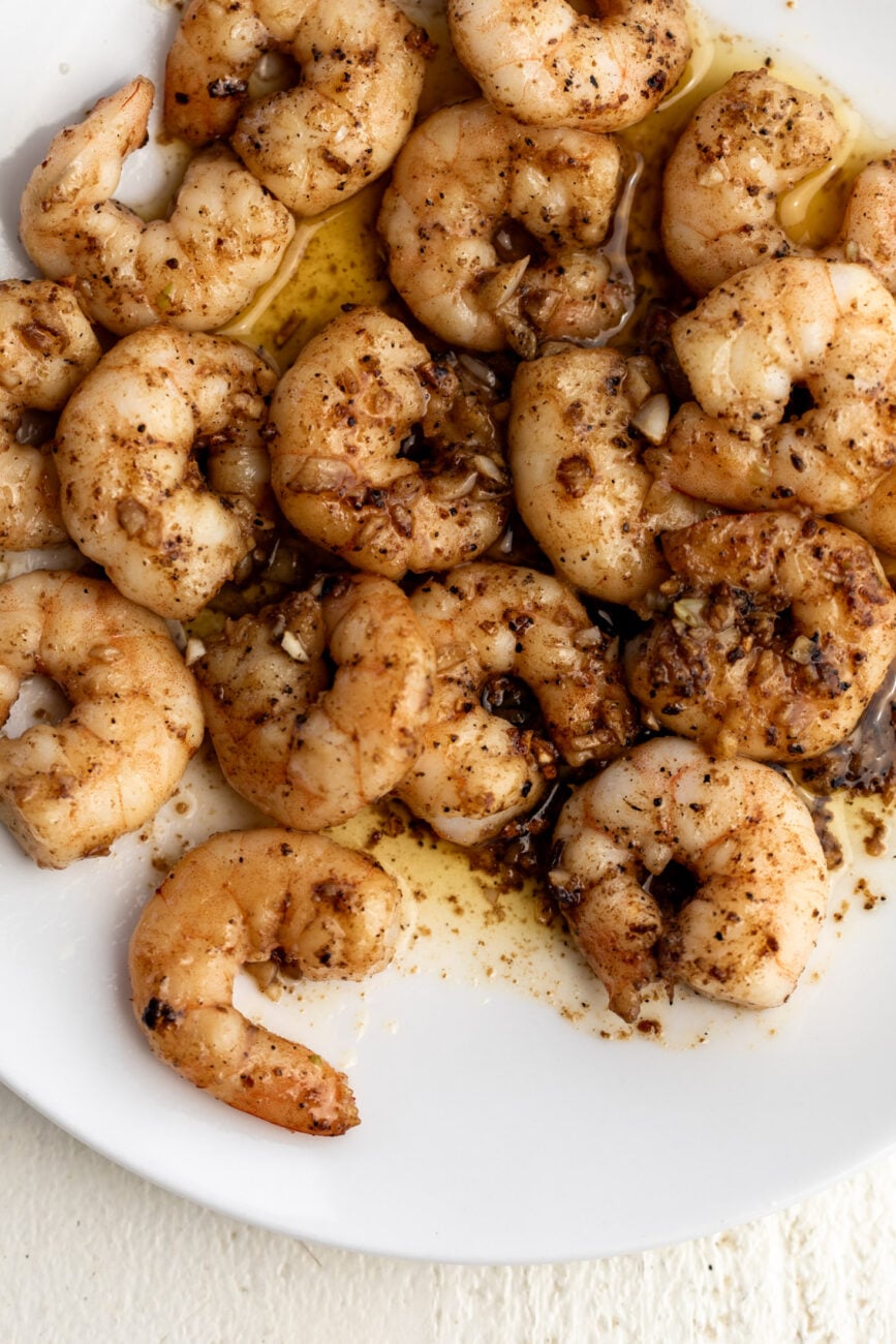 sautéed garlic butter shrimp.