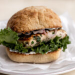 seared mahi mahi fish sandwich.