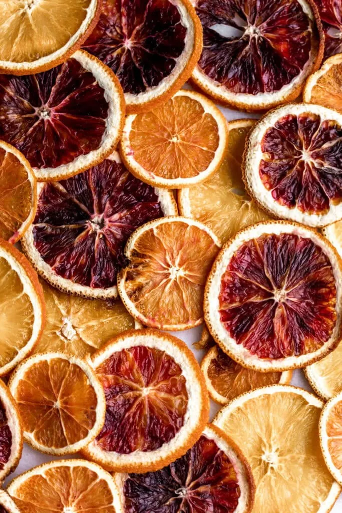 dried citrus closeup