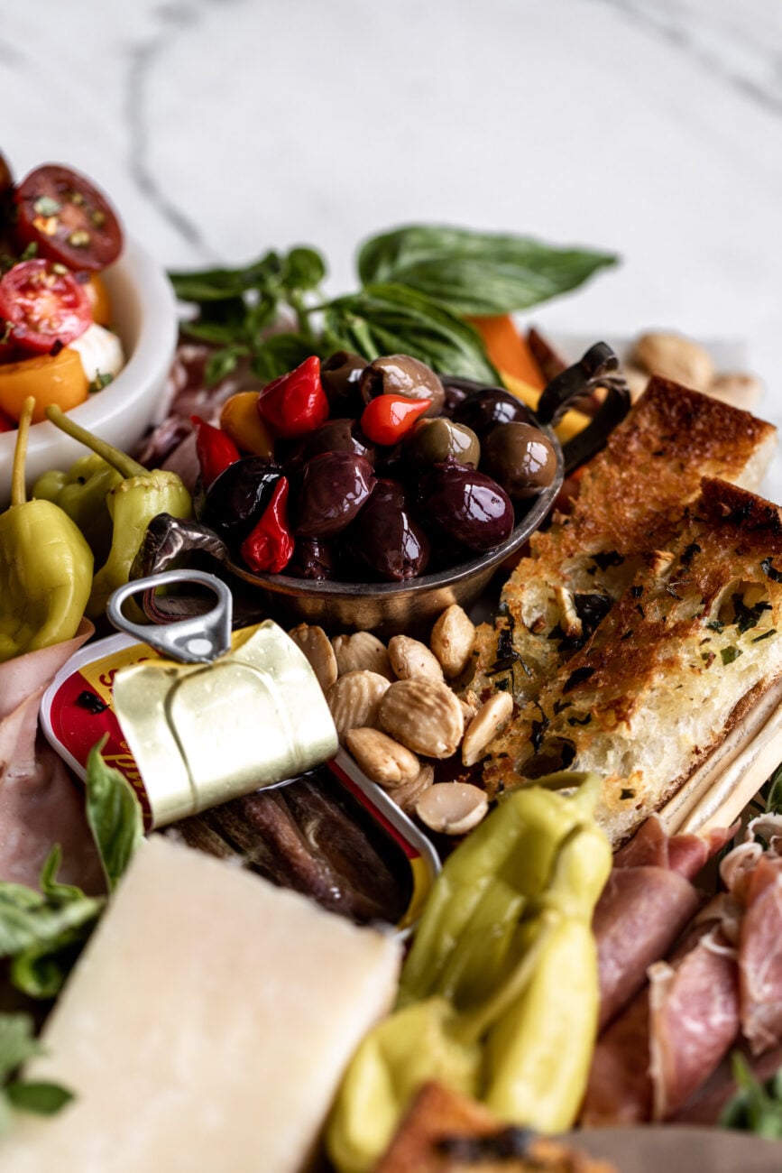 olives in small bowl.