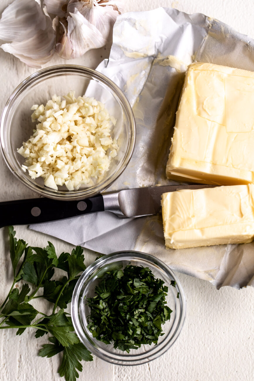 garlic butter ingredients.