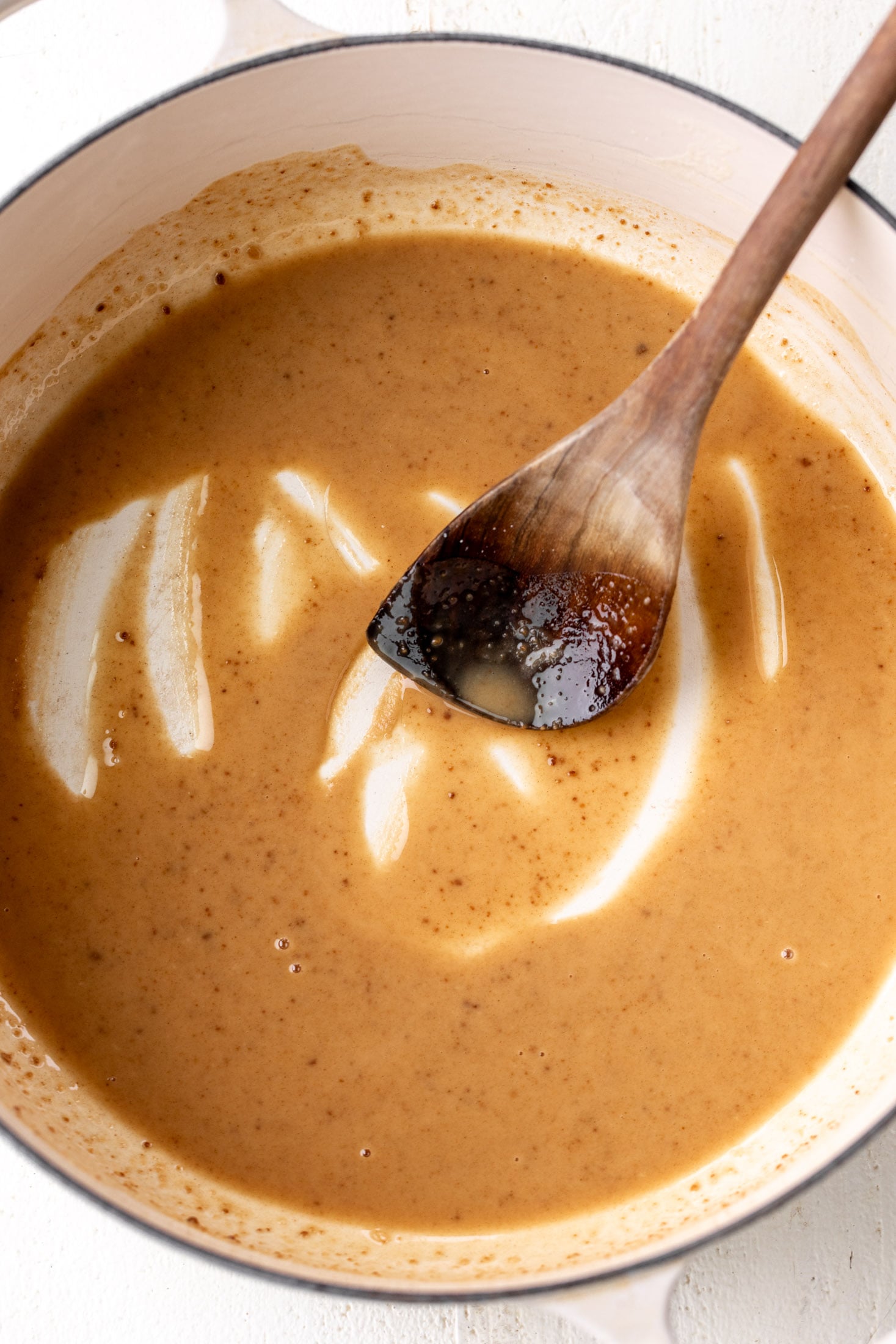 cajun roux of flour cooked in oil.