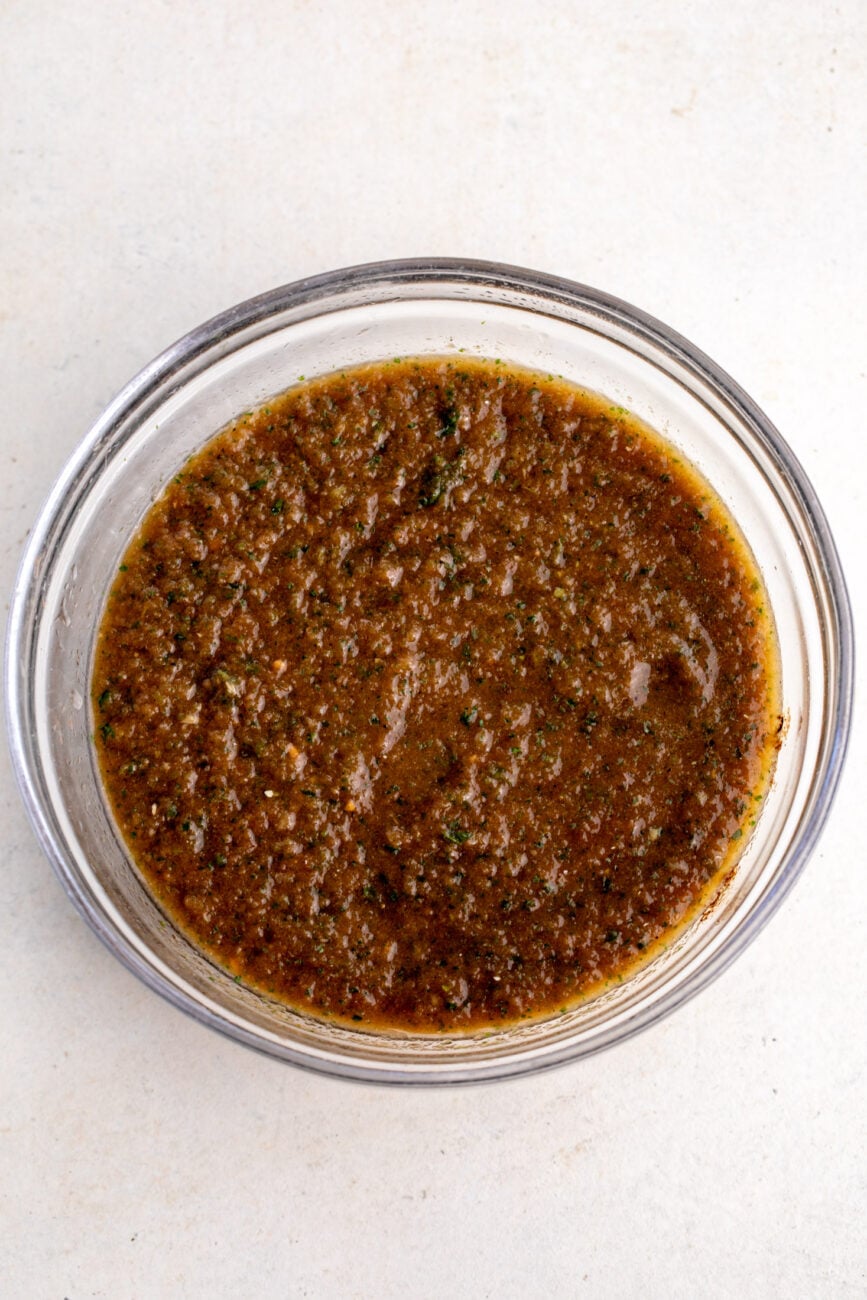 fire-roasted salsa with cilantro.