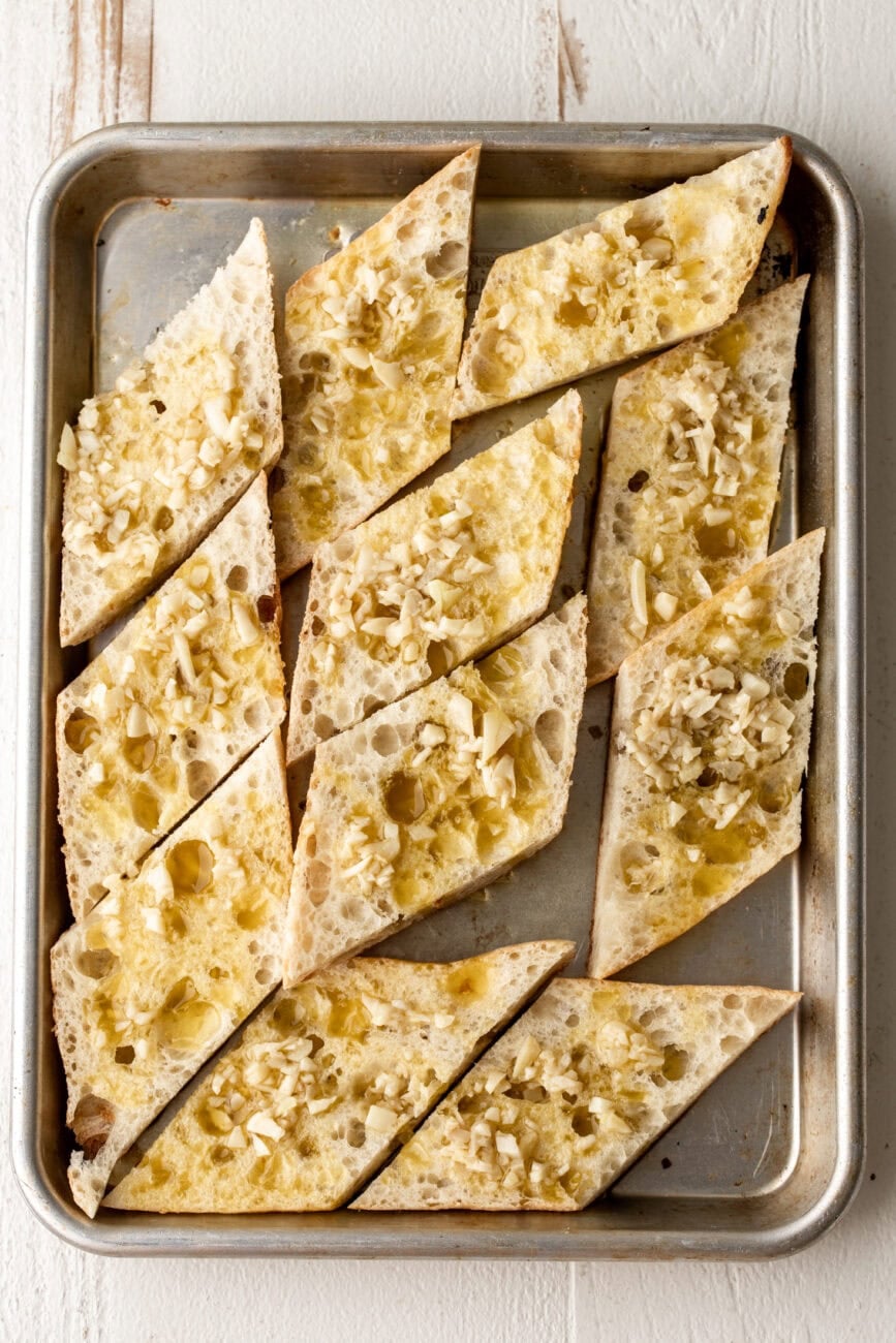 garlic butter bread.