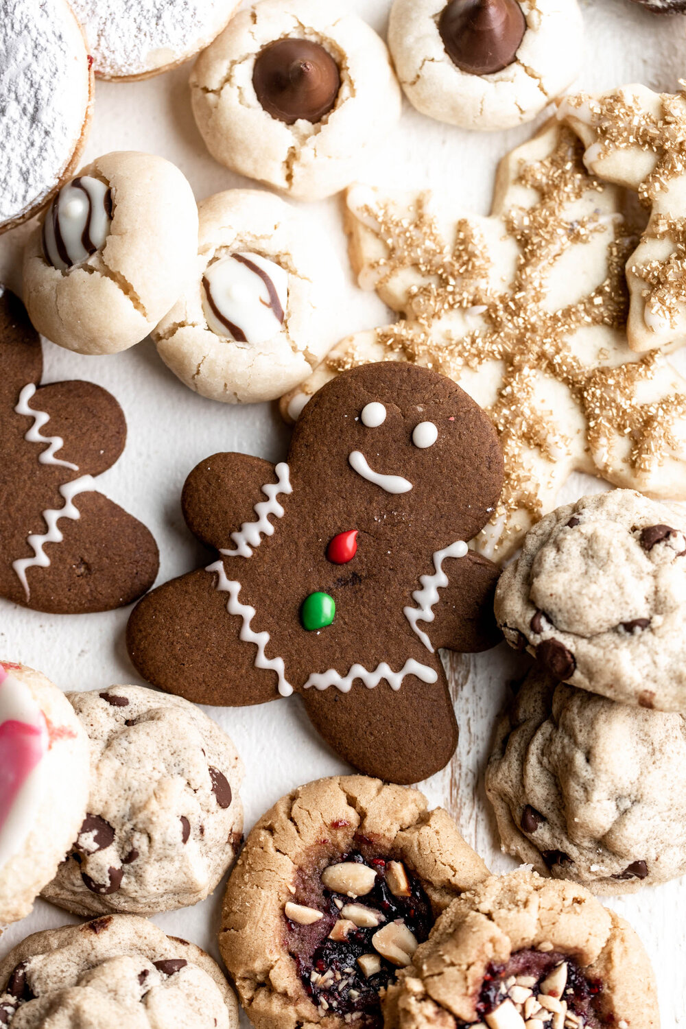 12 days of christmas cookies gingerbread men with white icing decor