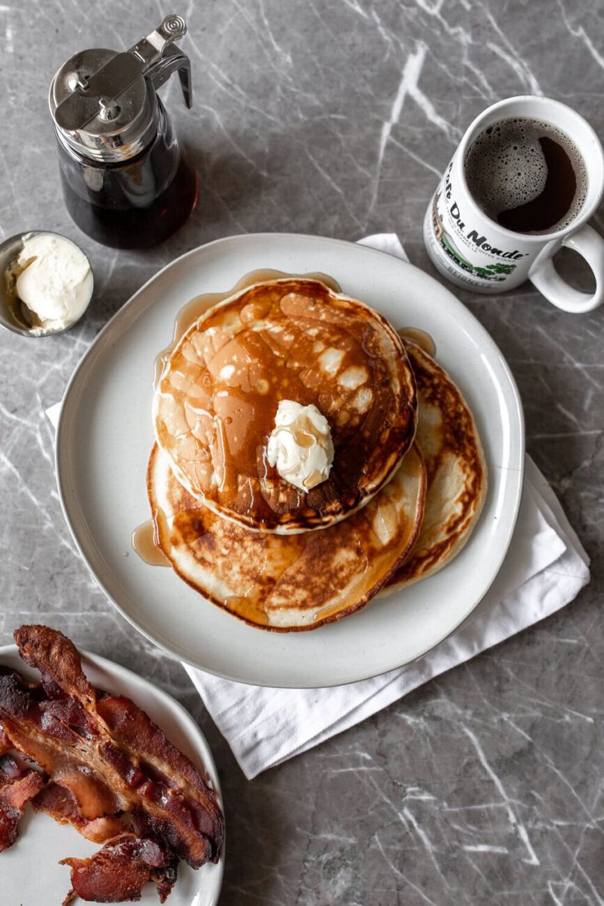 Diner-Style Buttermilk Pancakes.