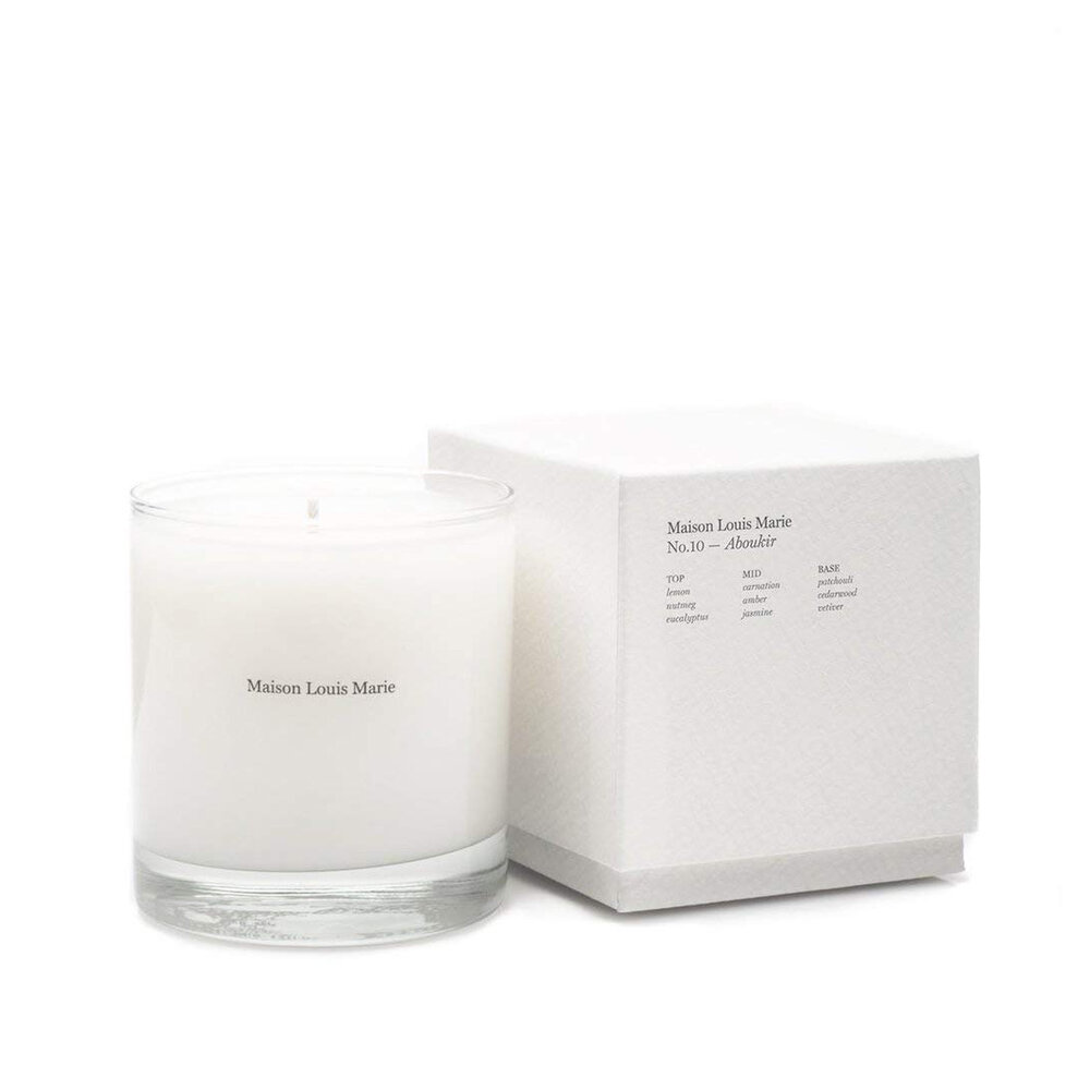 Maison Marie Louise No. 10 – Aboukir Candle for Holiday Gift Guide 2020