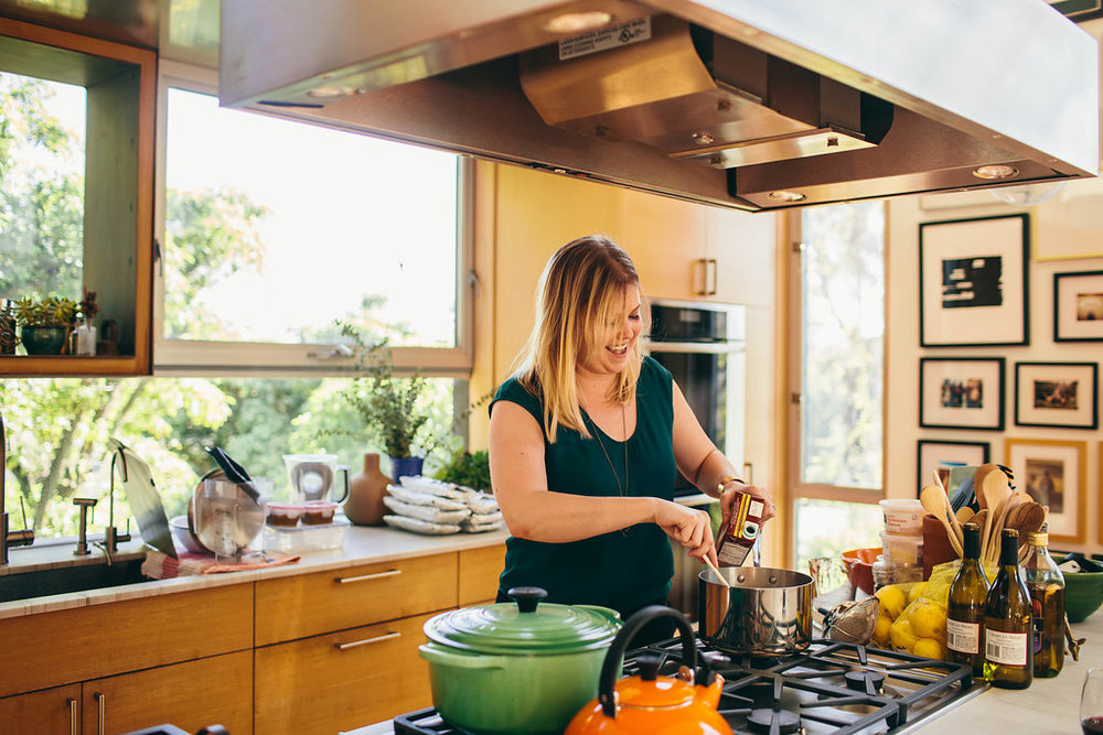 woman cooking for The South of Italy dinner 