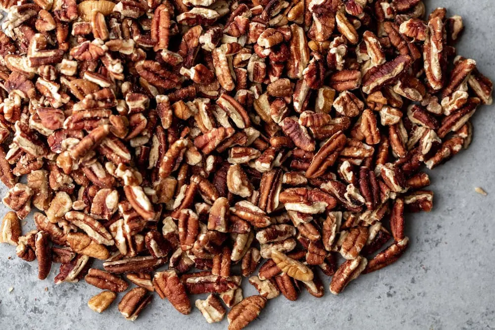 halved pecans
