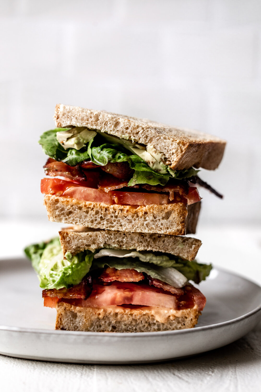 BLT with Spicy Mayo and Avocado recipe