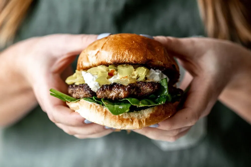 Chorizo Goat Cheese Burger with Tomato Chow Chow-21.jpg