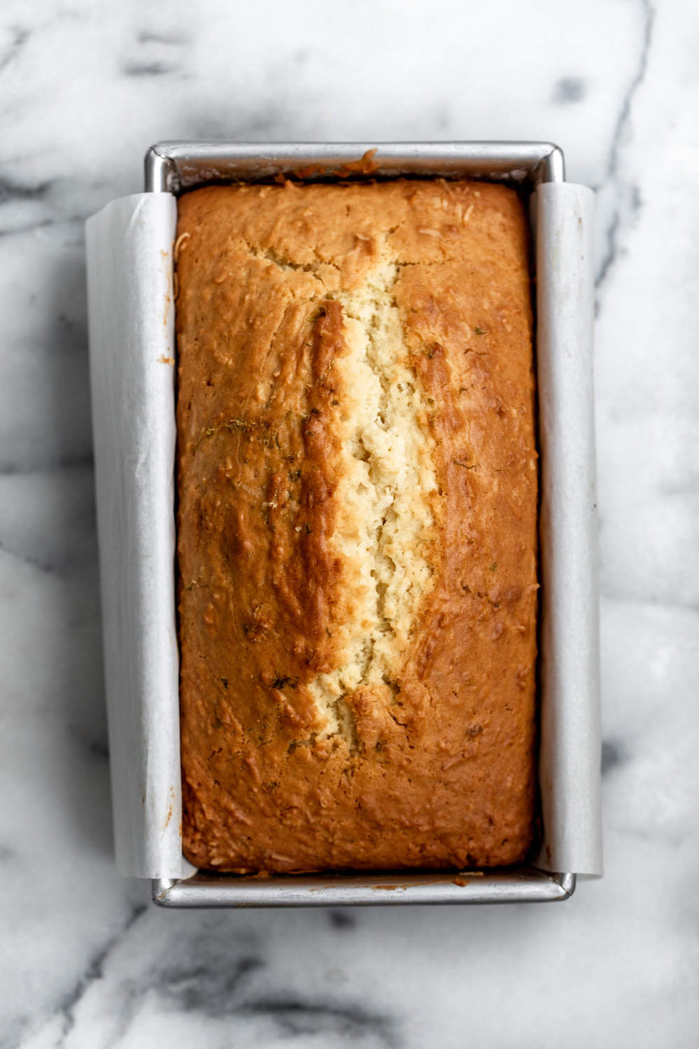 coconut lime bread loaf