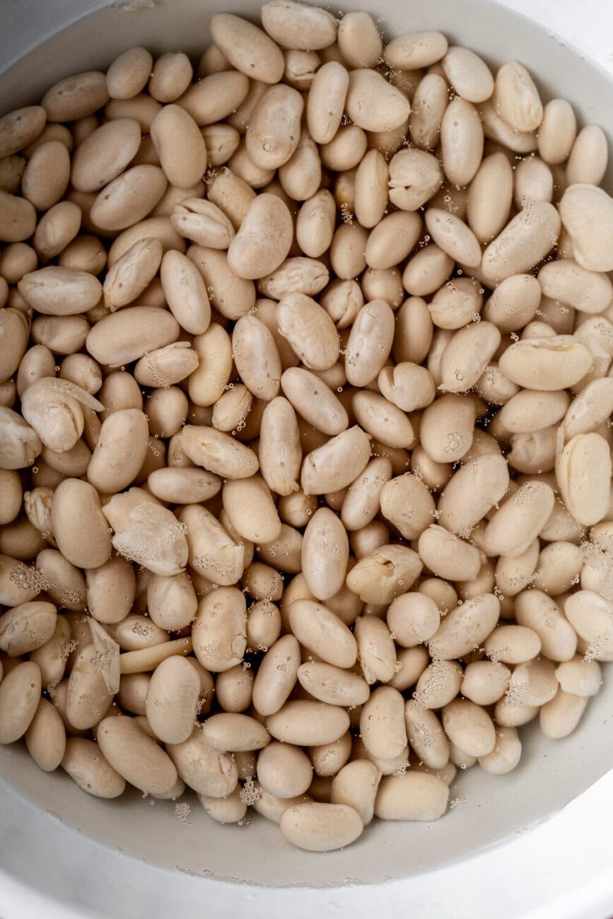 Ingredient picture of light colored beans. 