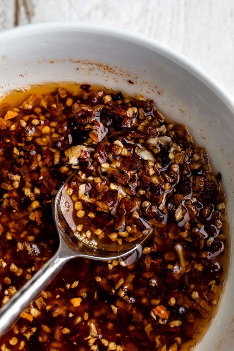 Easy Chili Crisp Recipe Cooking with Cocktail Rings