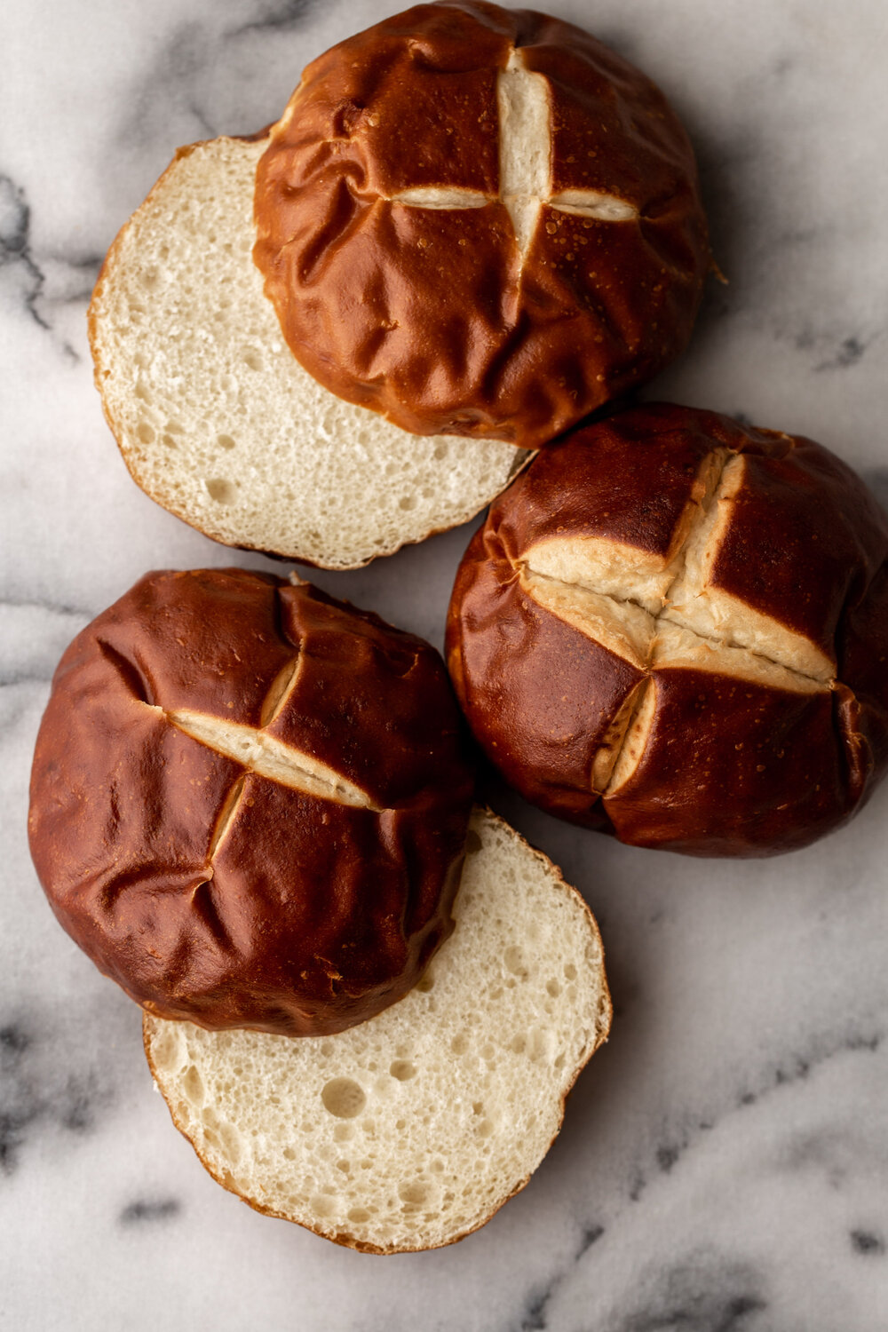 pretzel buns