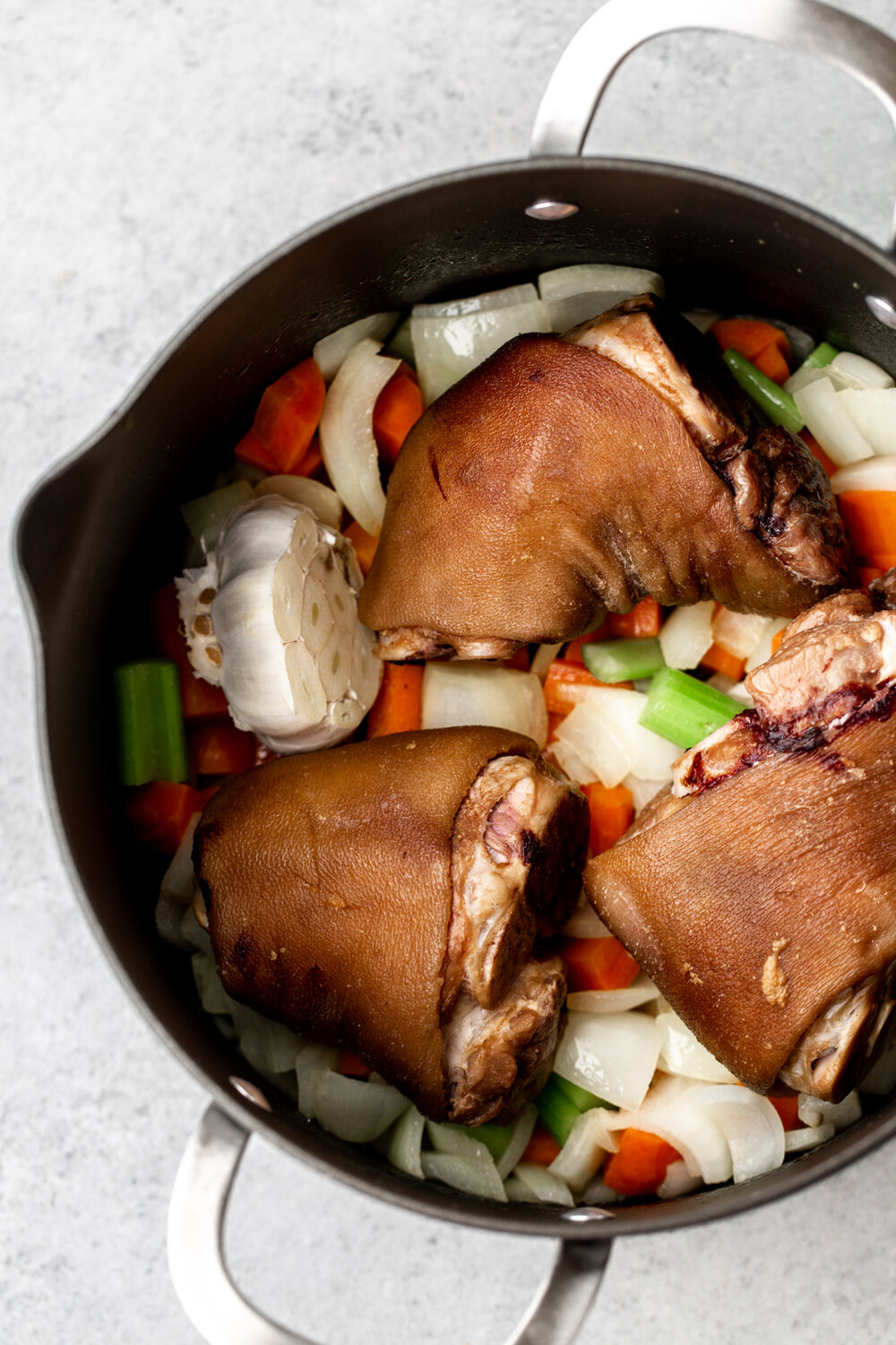 Mustard Greens with Pork Hamhocks