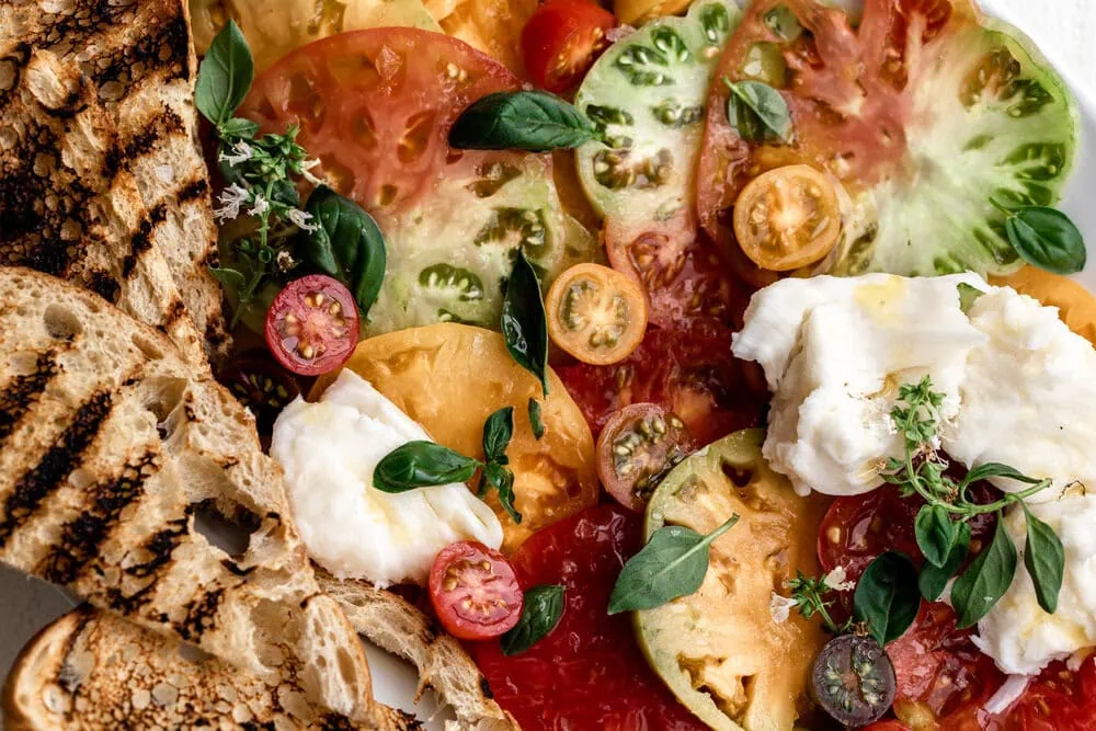 Heirloom Tomato Caprese Salad recipe