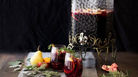 winter red sangria.