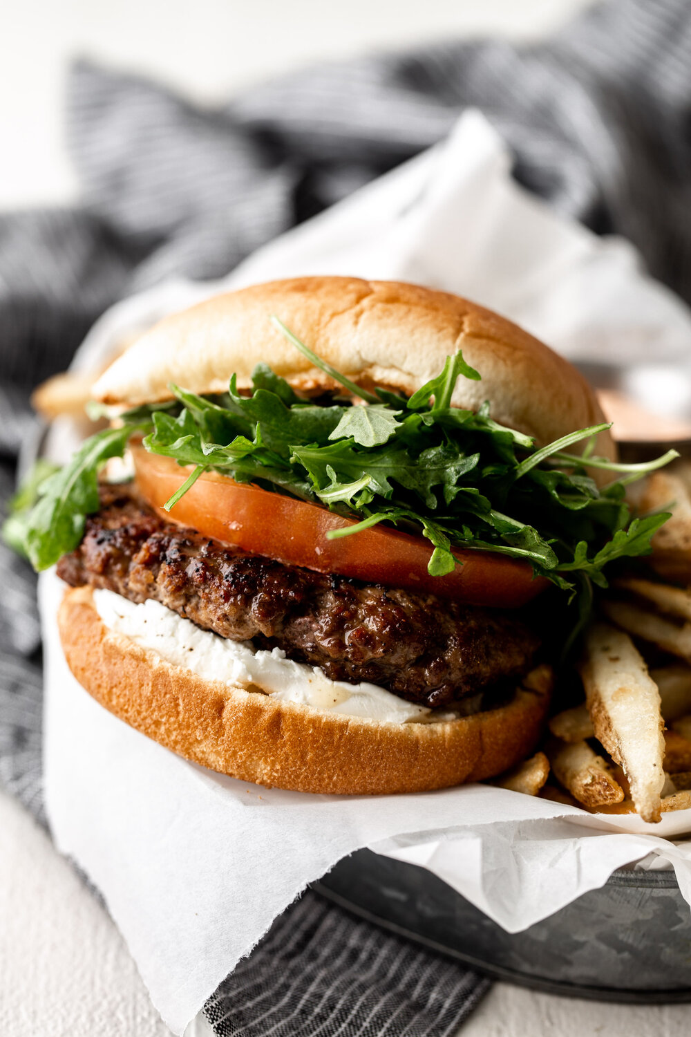 Lamb Burger with Harissa Aioli - Cooking with Cocktail Rings