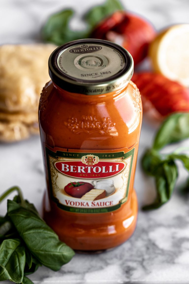 Lobster Ravioli in Vodka Sauce Cooking with Cocktail Rings