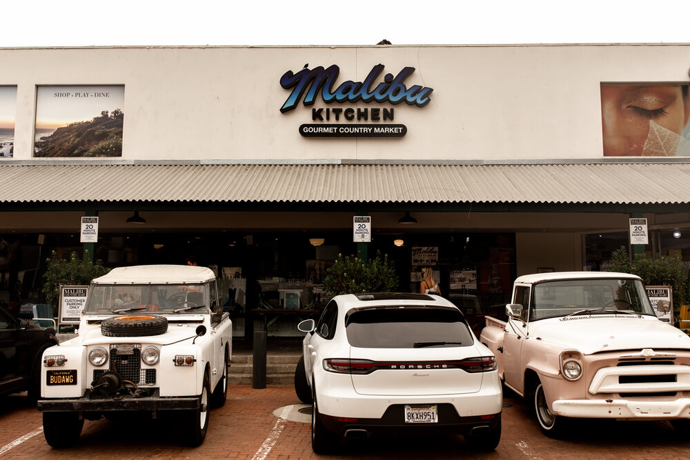 malibu kitchen parking lot cars 