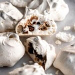 chocolate chip meringue cookies.