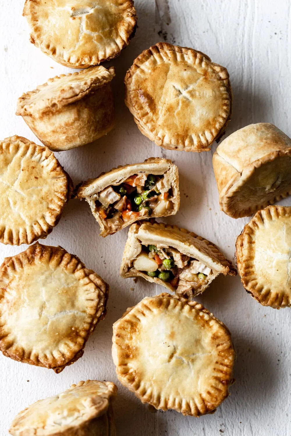 Mini Chicken & Prosciutto Pot Pies bite sized dinner