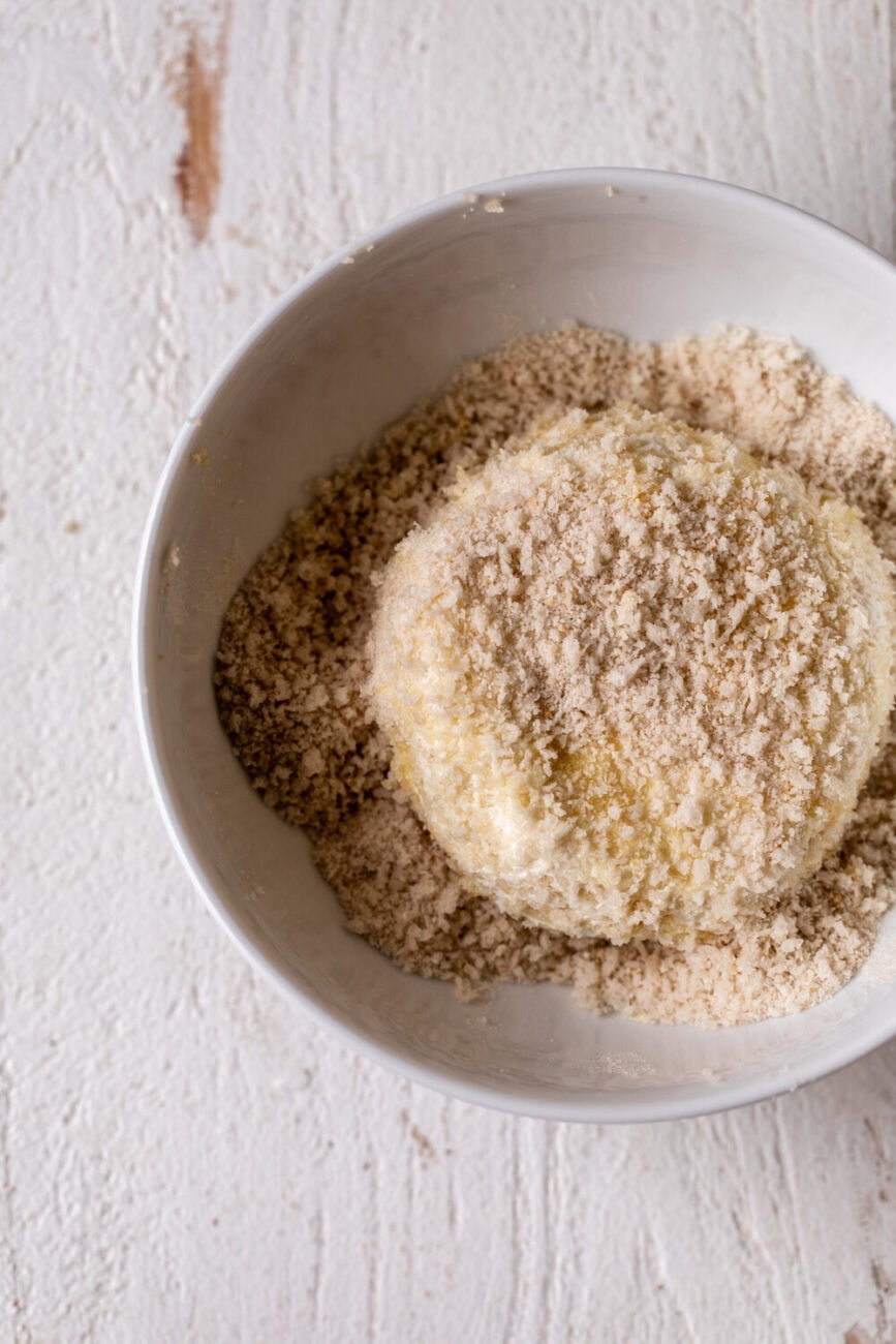 panko crusted breadcrumbs.