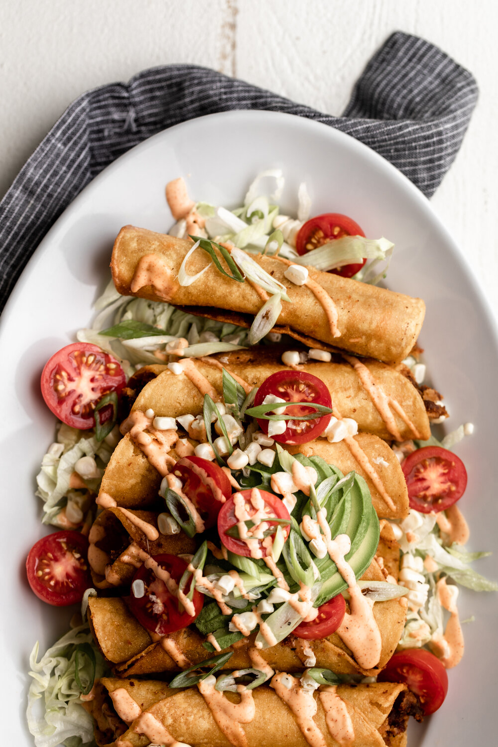 crispy taquitos with Mexican chorizo, mashed potatoes and Monterey Jack cheese for an appetizer or snack