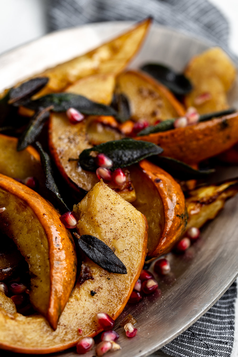 Roasted Acorn Squash with Sage thanksgiving side dish