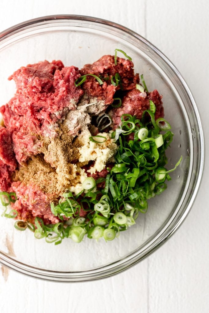 Sweet and Sour Ground Lamb Dumplings Cooking with Cocktail Rings