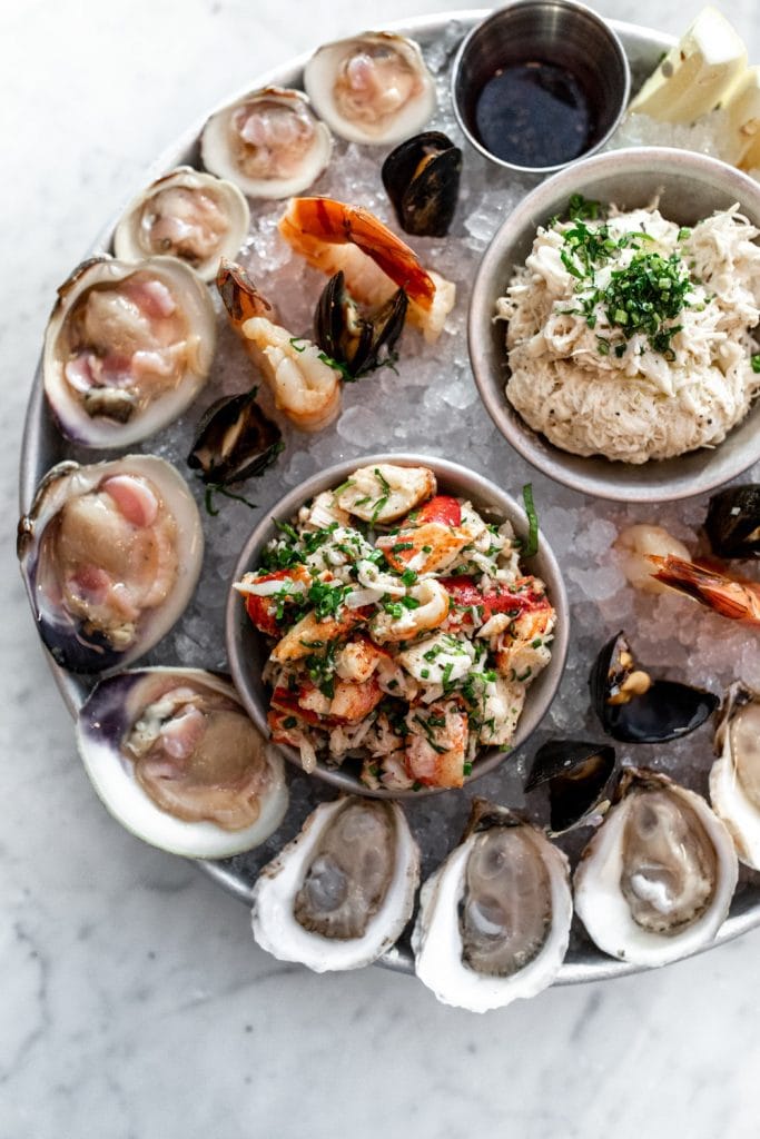 seafood tower neptune oyster bar.