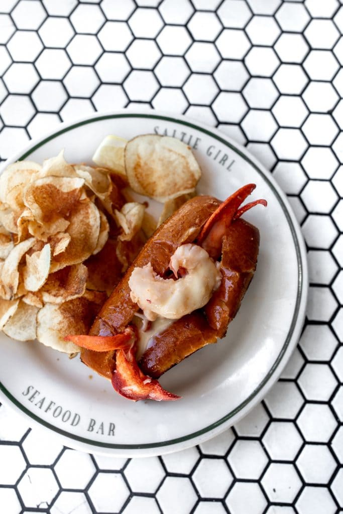 Saltie girl boston MA lobster roll.