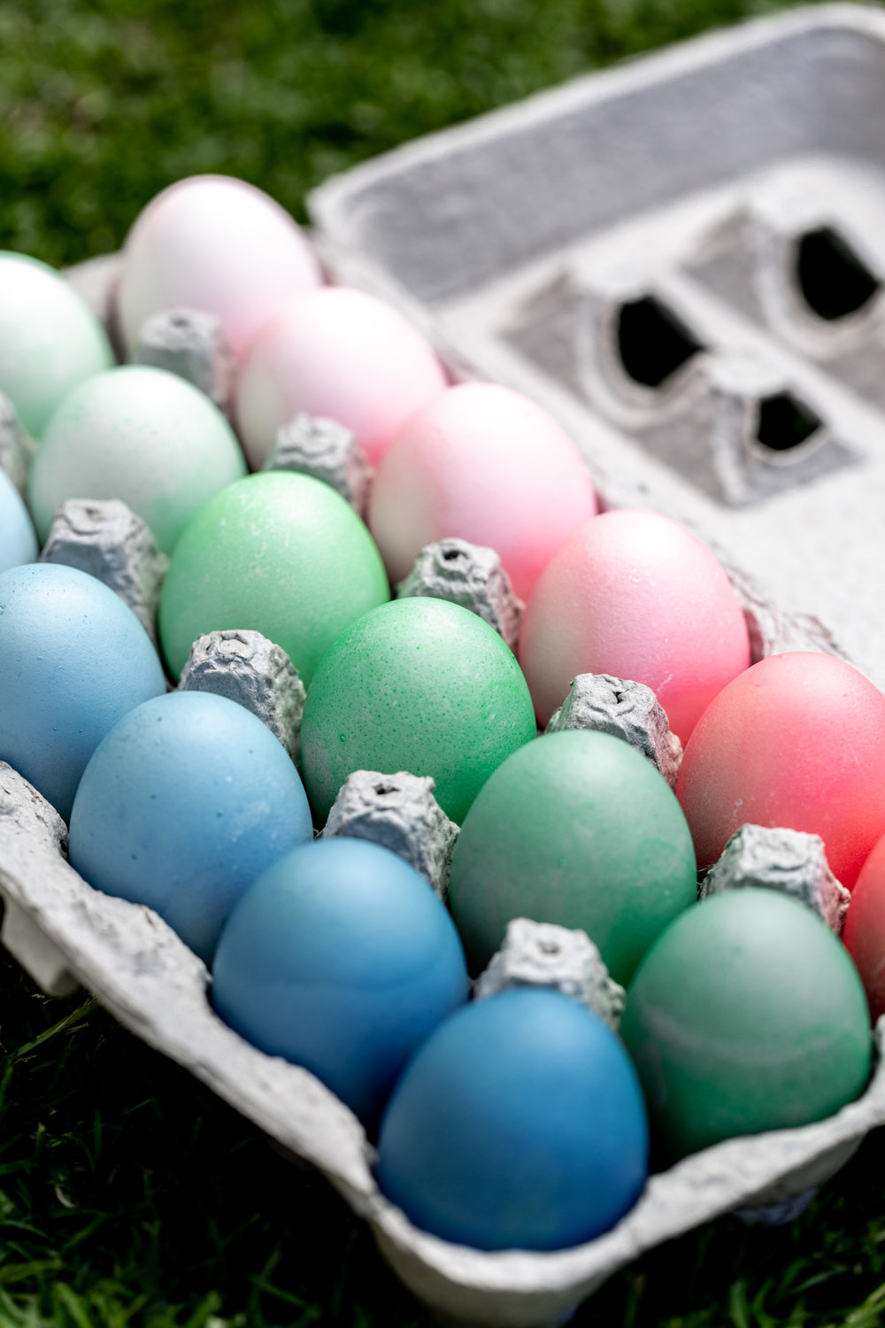 How to Dye Easter Eggs from cooking with cocktail rings closeup