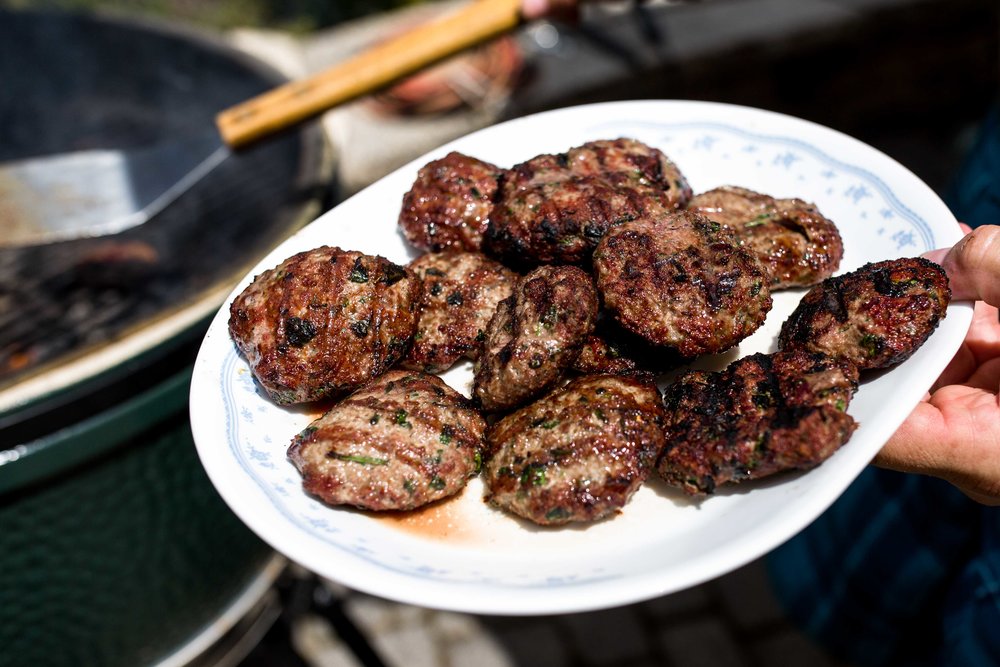 grilled lamb burgers american lamb board