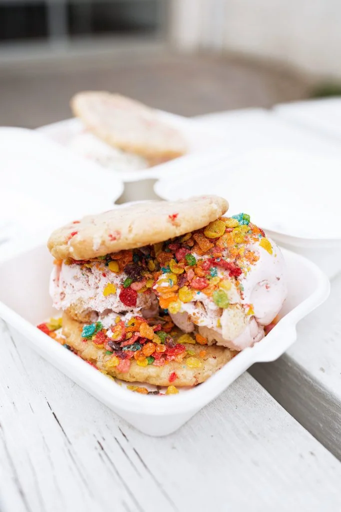 ice cream cookie sandwich