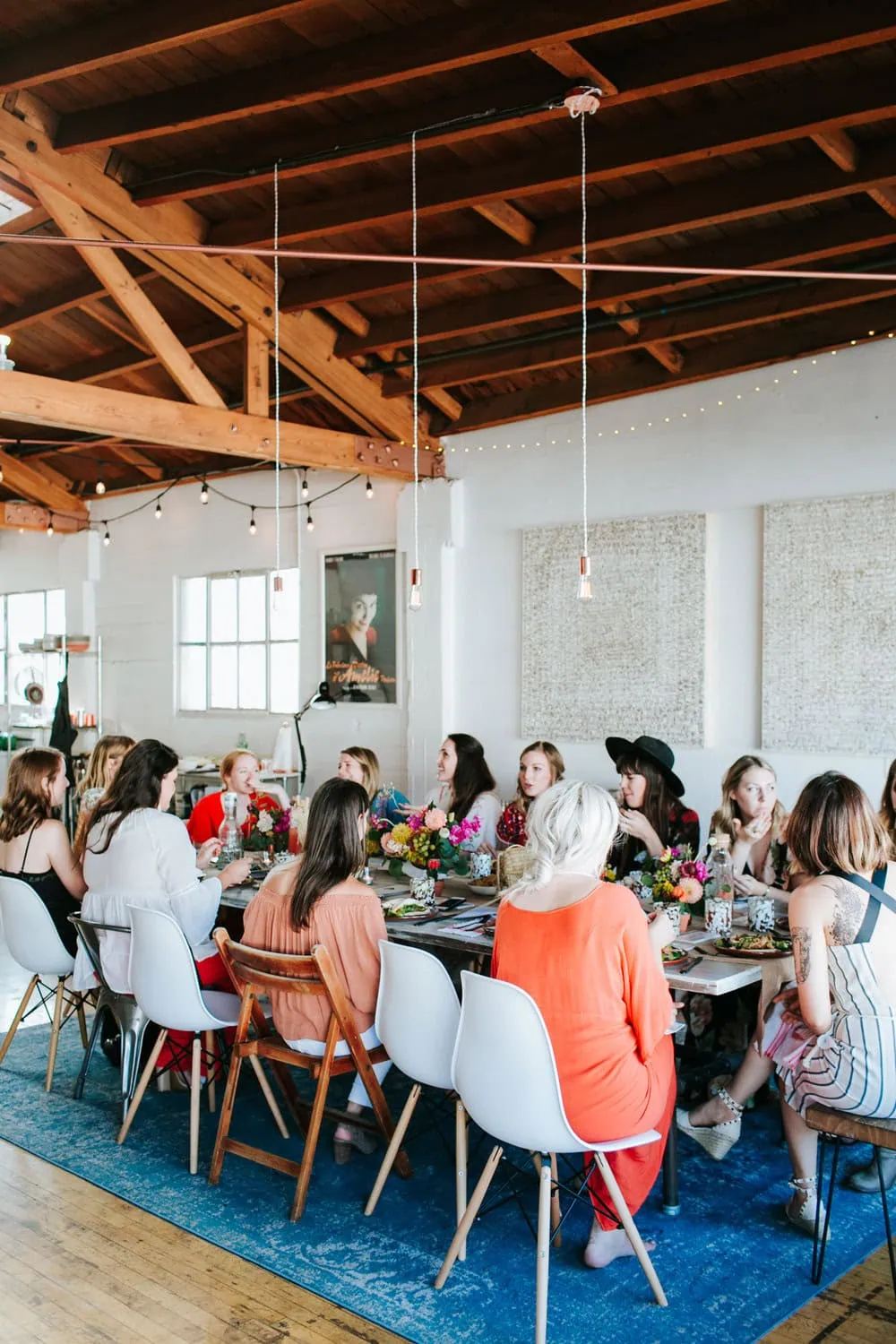 seated dinner party