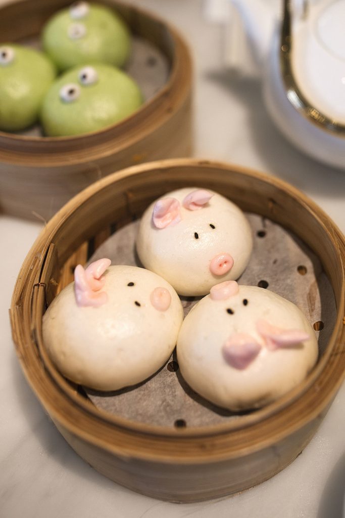 dumplings in the shape of pigs