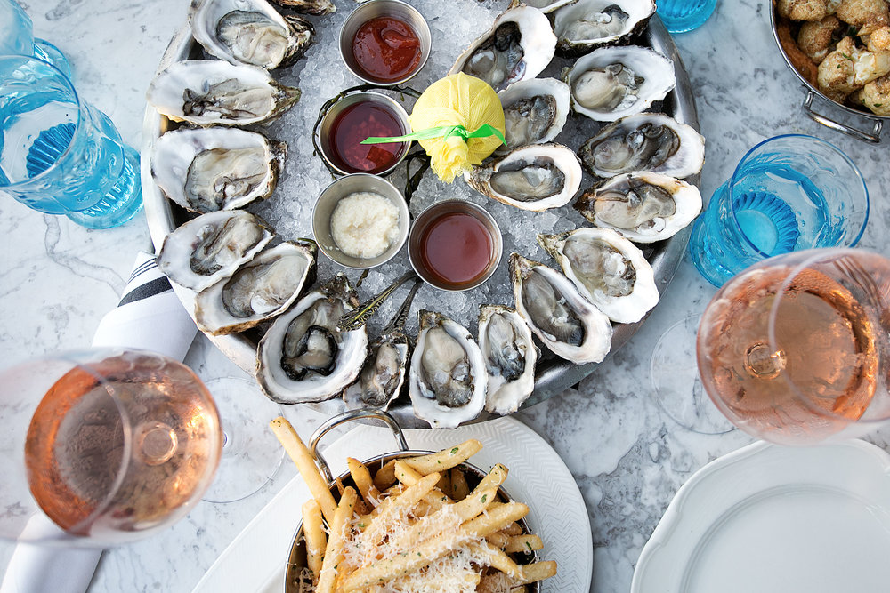 book club meeting herringbone santa monica wine and oysters sweetbitter