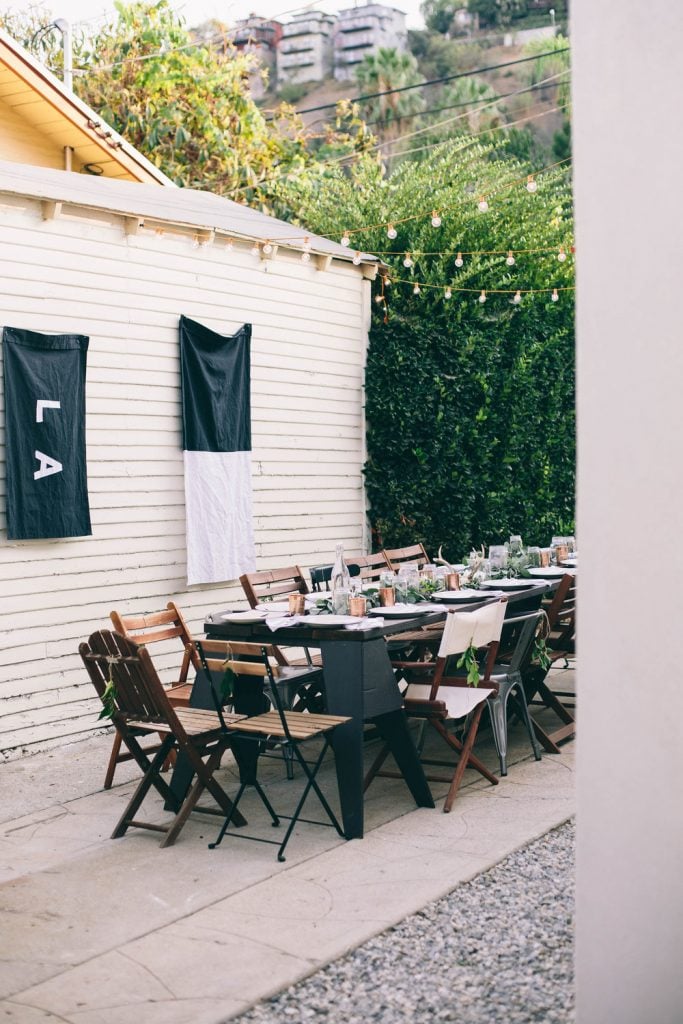 create dinner south by southwest dinner table.