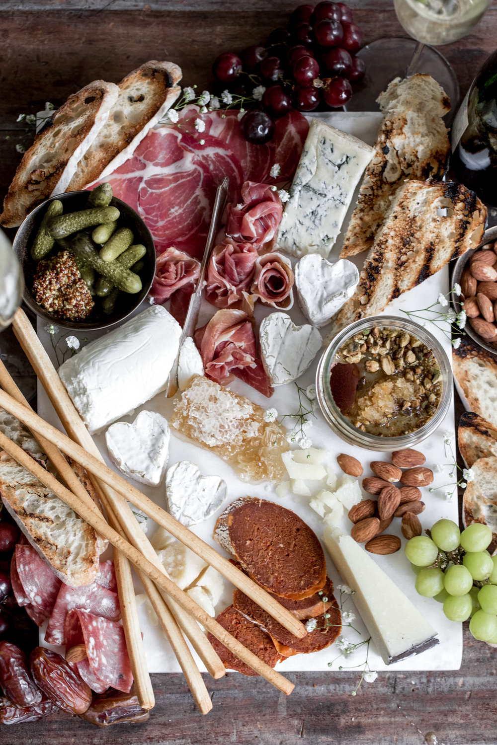 valentines day cheese board example 3