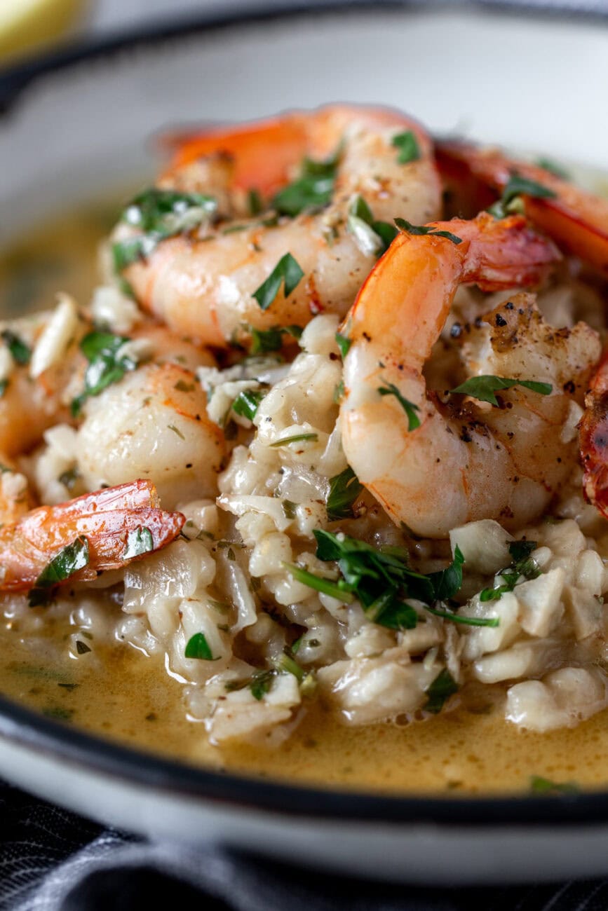 shrimp scampi risotto recipe.