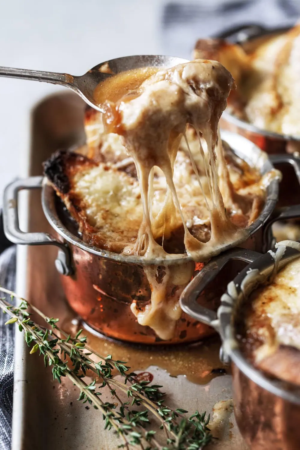 how to make French Onion Soup recipe cheese pull