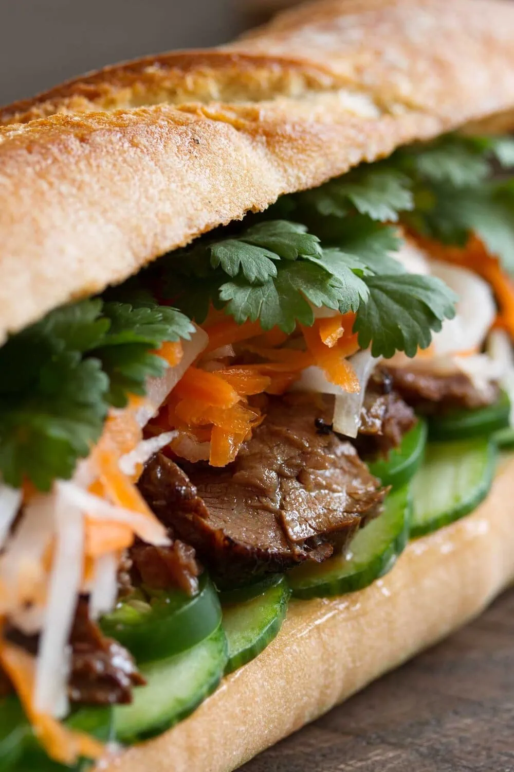 How to Make Lemongrass Steak Banh Mi Sandwiches