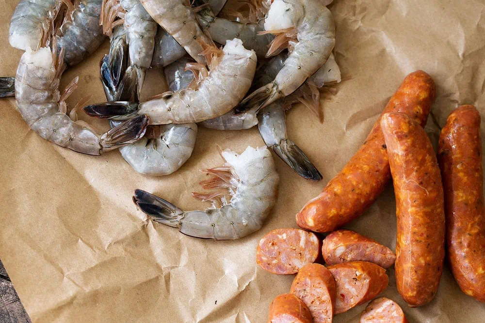 creole jambalaya recipe from cooking with cocktail rings andouillie sausage and shrimp