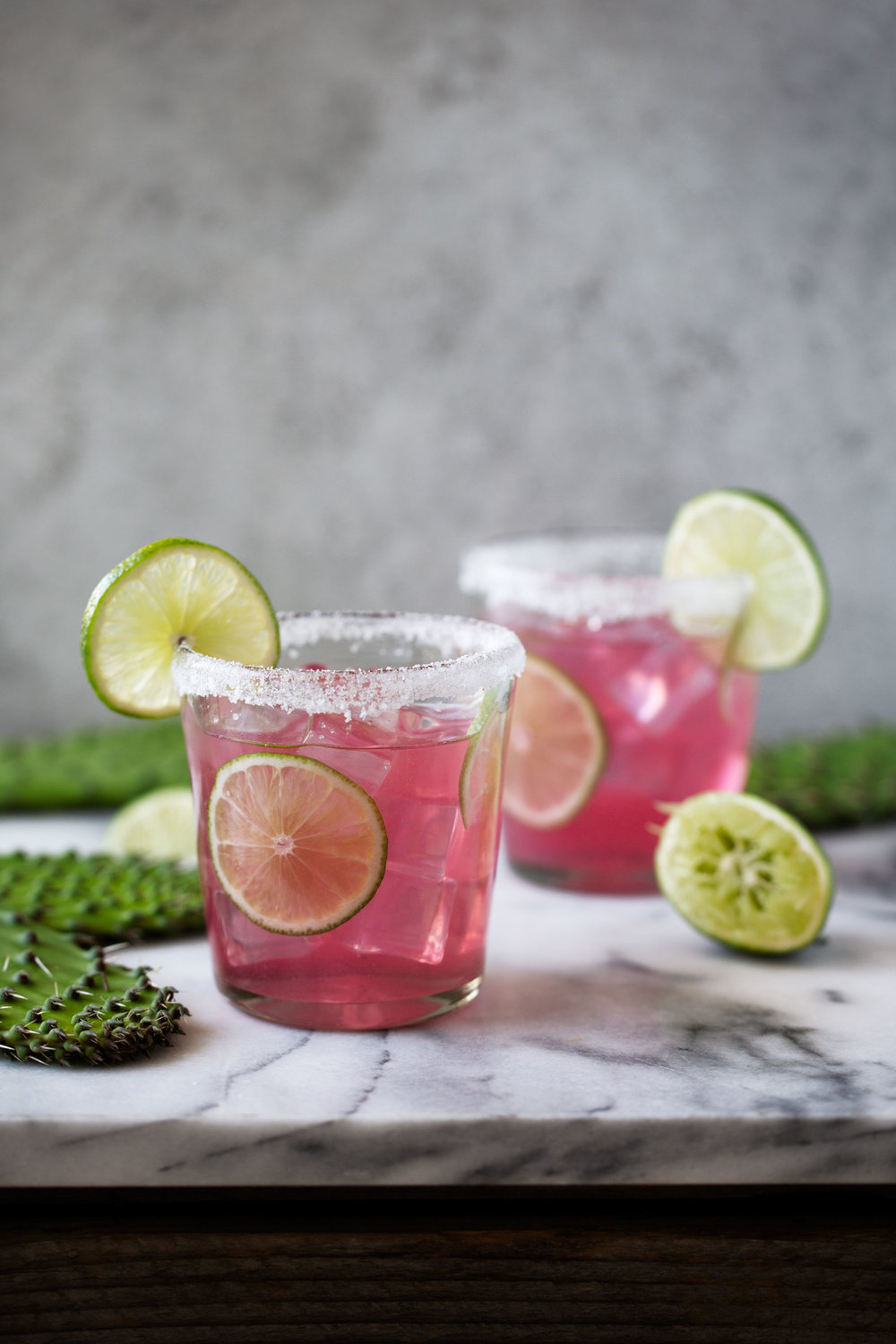 Prickly pear margarita recipe from cooking with cocktail rings