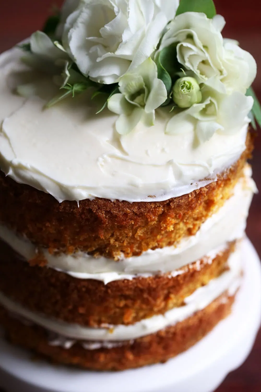 carrot cake closeup