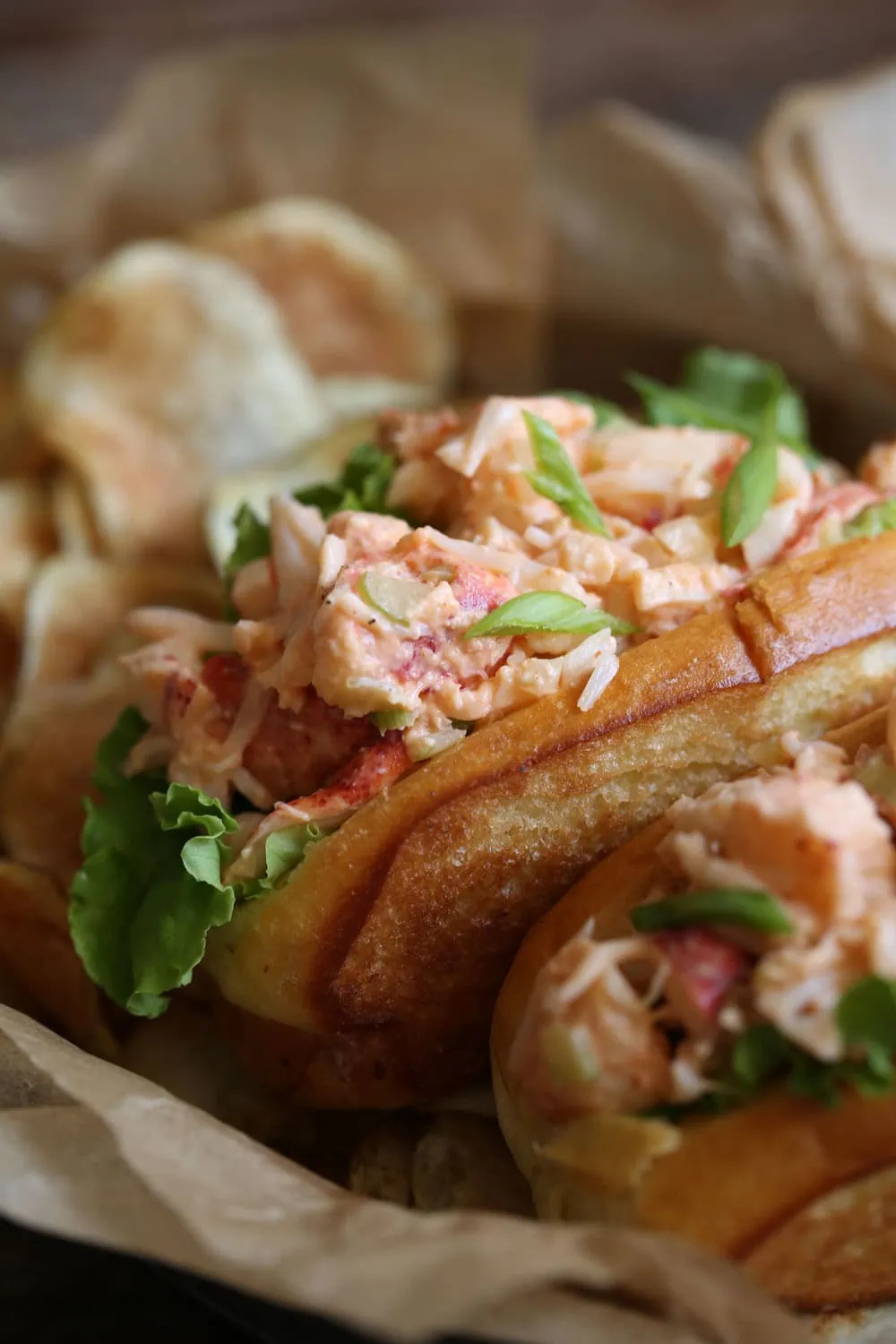 Mini Lobster Rolls with Spicy Mayo & Ponzu