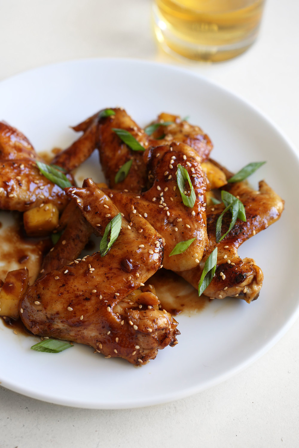 Pan-Fried Pineapple Teriyaki Chicken Wings